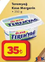 TEREMYAĞ KASE MARGARİN 250 G